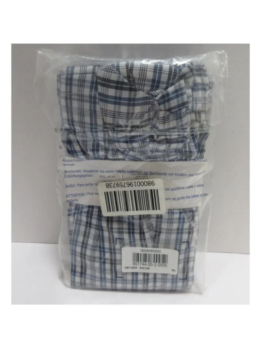 GAP Underwear XXL Boxer Shorts Toby Check Classic Cotton Deadstock NEW